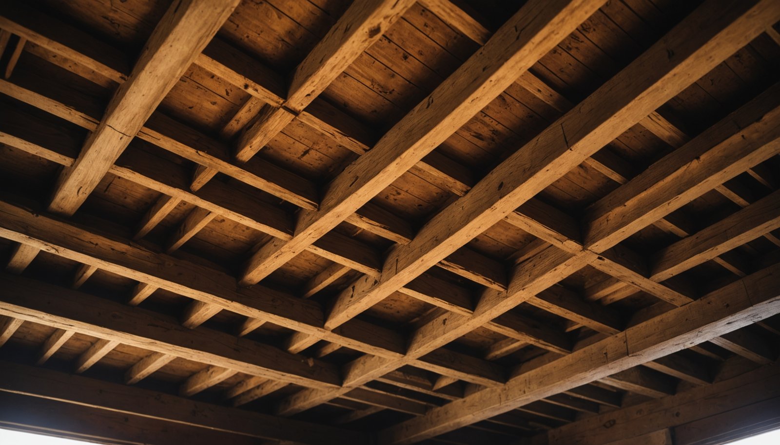 ceiling termite damage warning