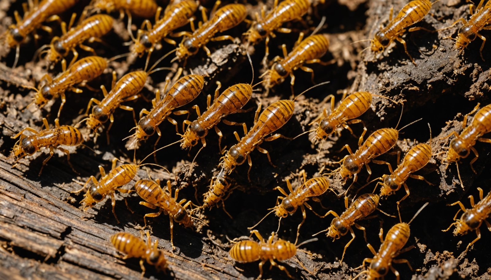 defensive warriors of termites