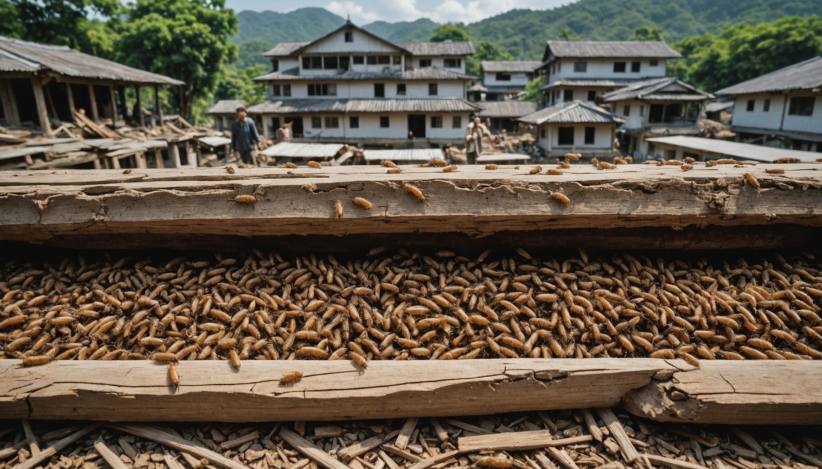 aggressive wood destroying termites