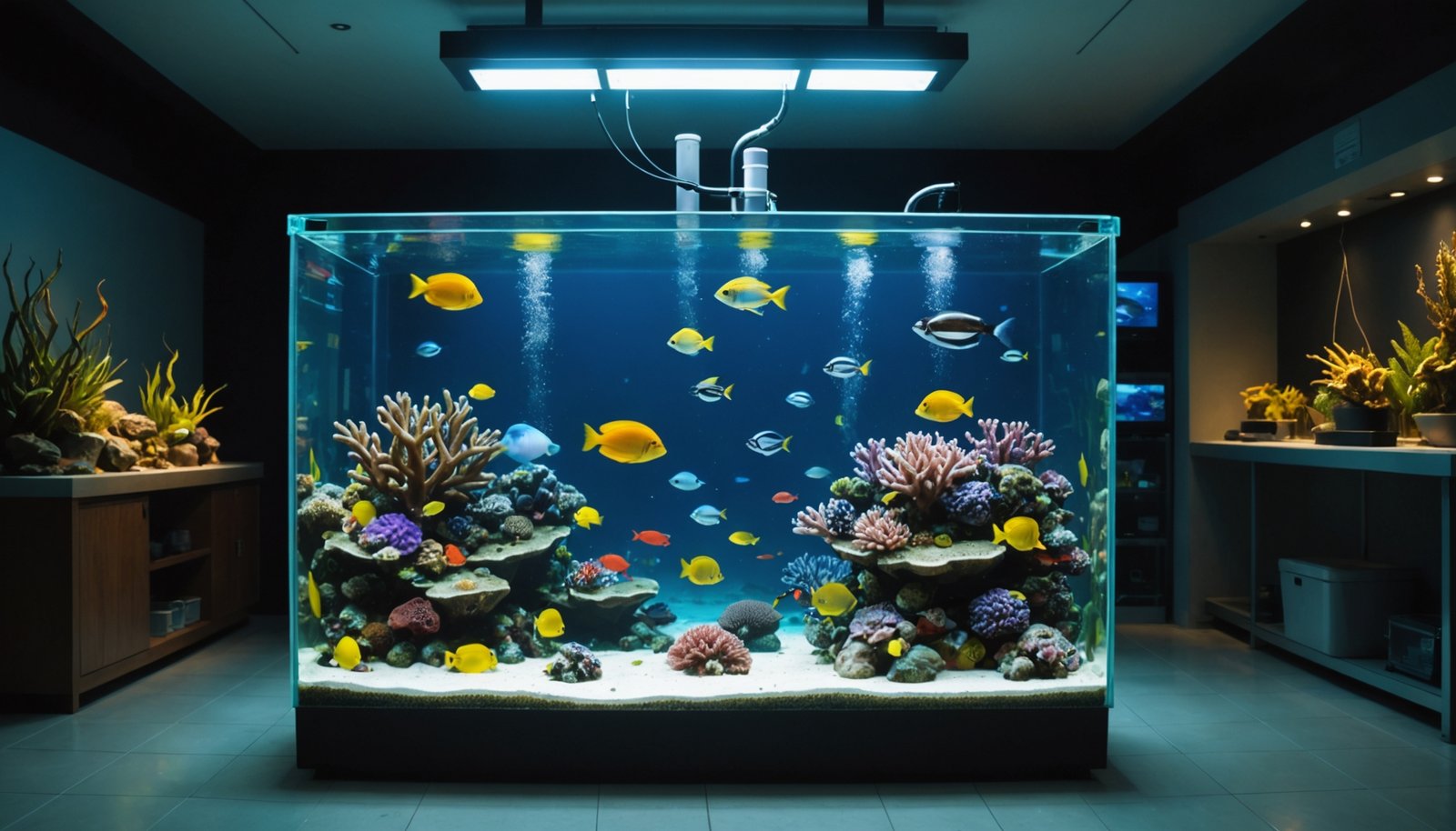 evacuate aquarium before fumigation