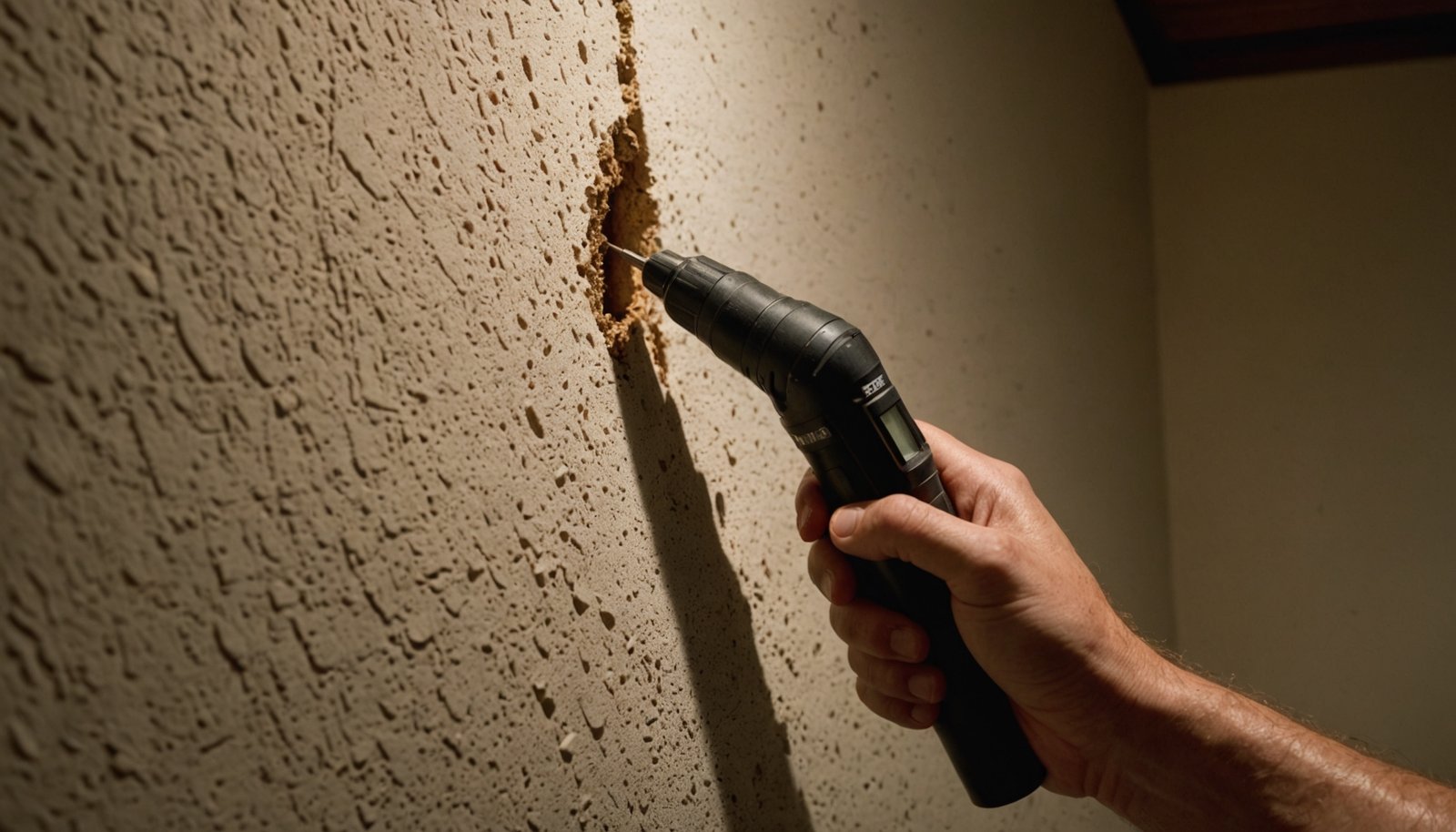 inspect walls for termites
