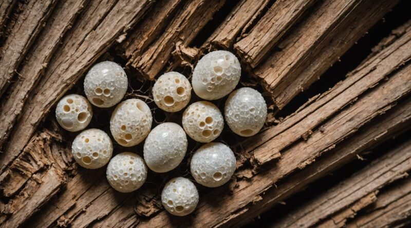 termite eggs and colonies