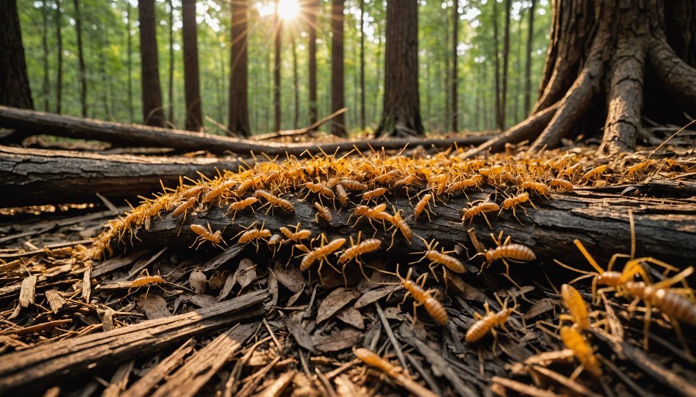 daytime termite activity peaks