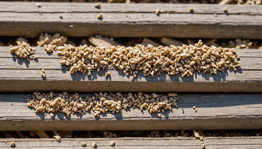 frass indicates active termites