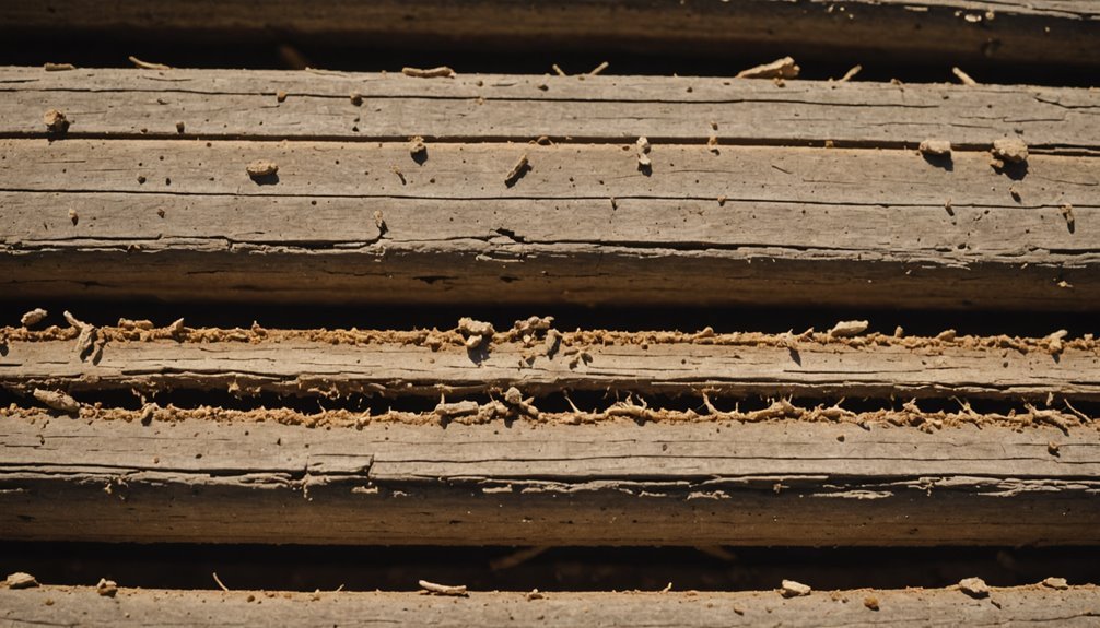 inspect for termite damage