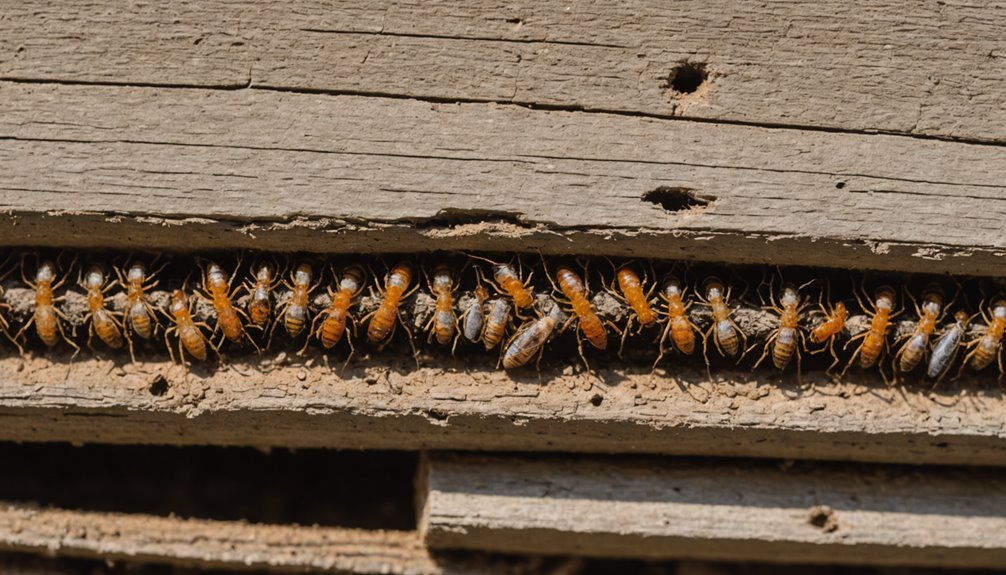 termite damage near foundation
