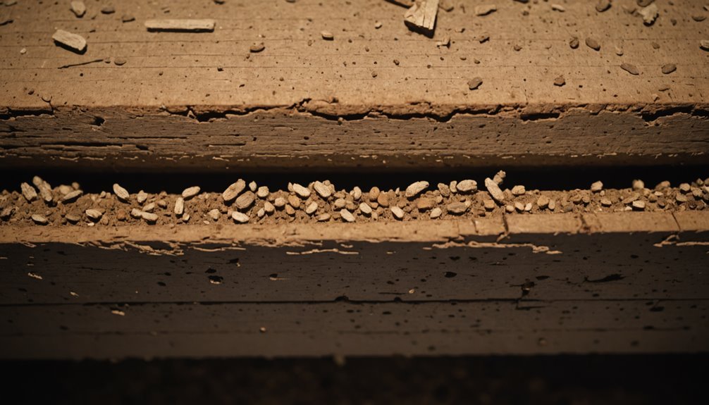 termite hiding spots identified