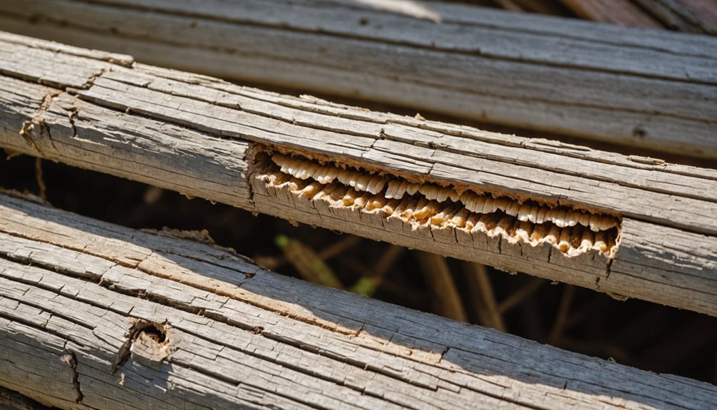 active vs past termite damage