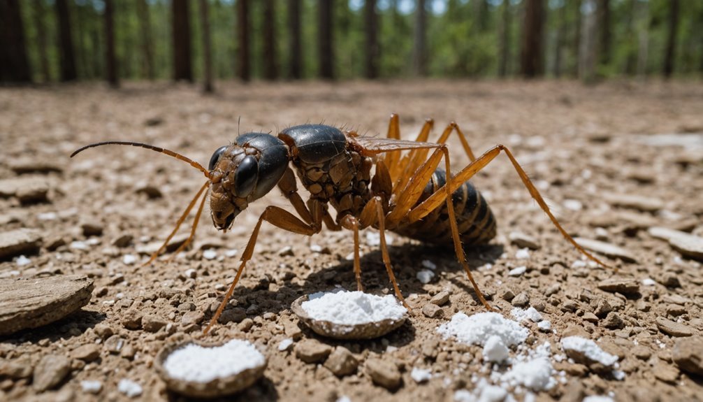 boric acid disrupts termite health