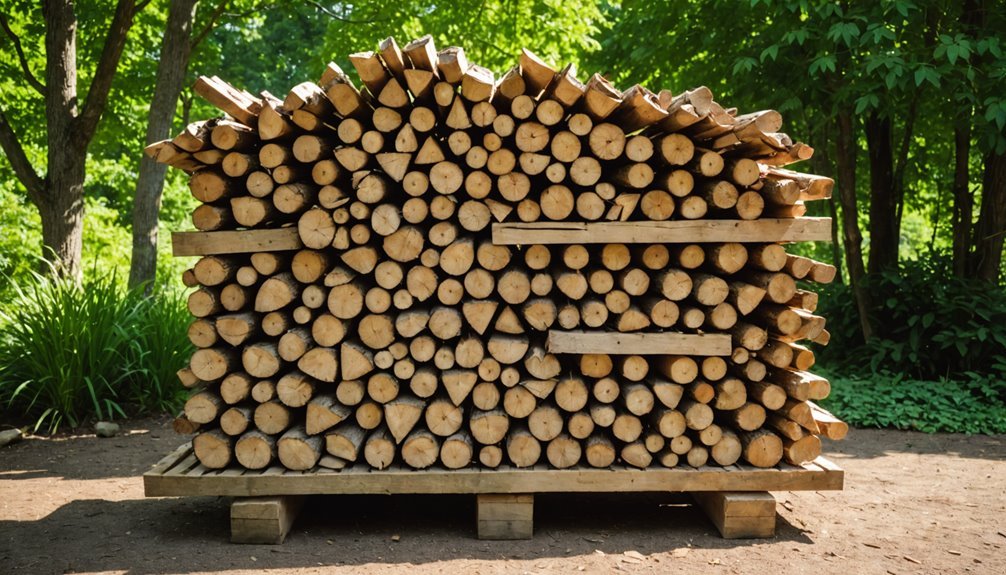 elevate firewood to prevent termites