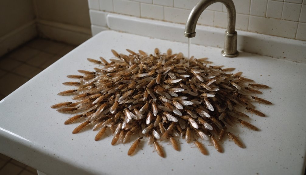 indication of mature termites