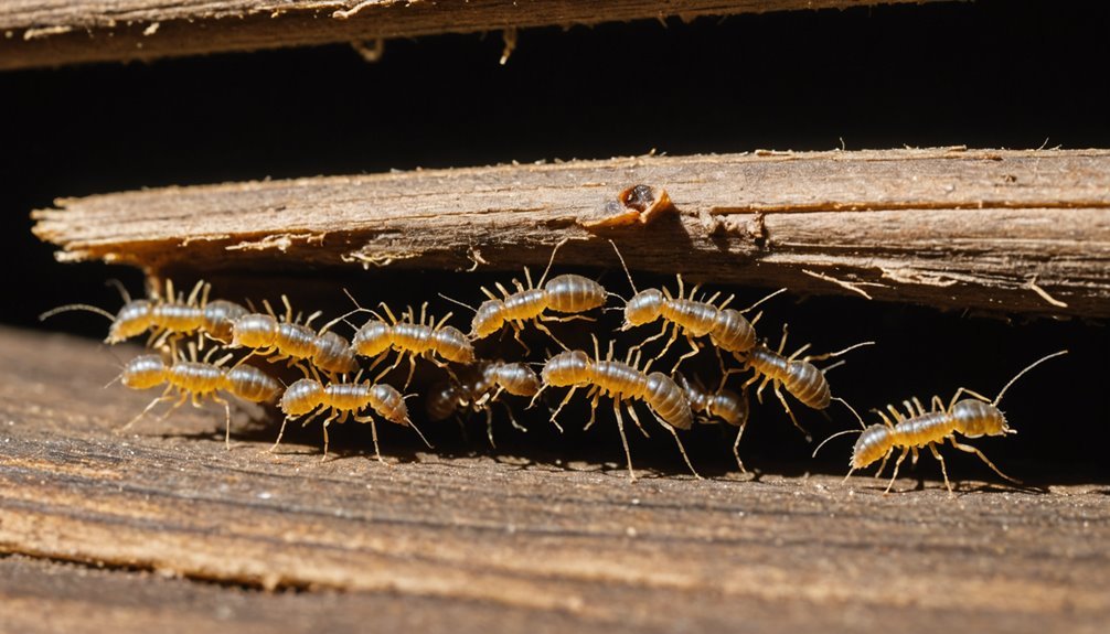 larvae smaller than adults