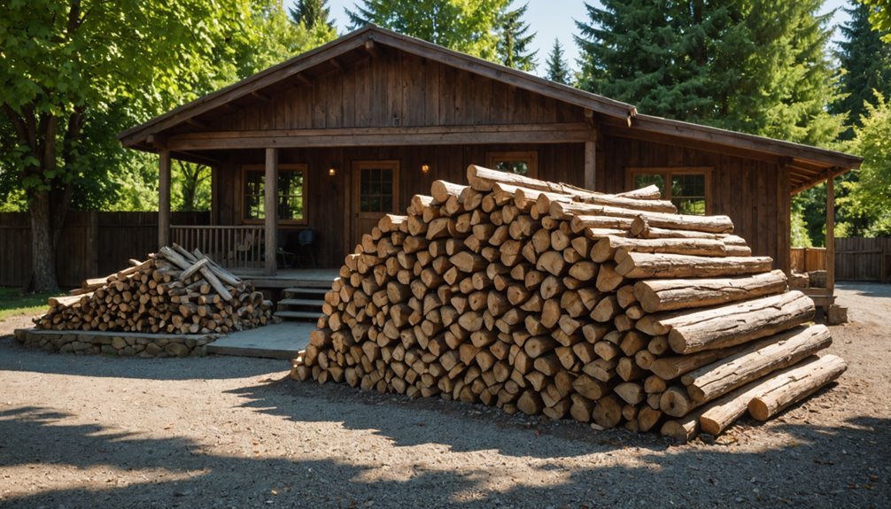 store firewood away safely