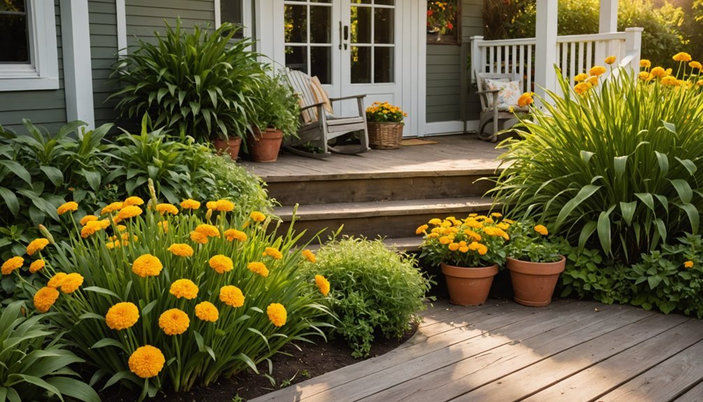 strategic termite repelling plant placement