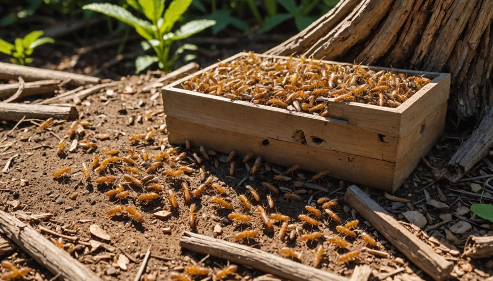 termite bait spreads toxicity