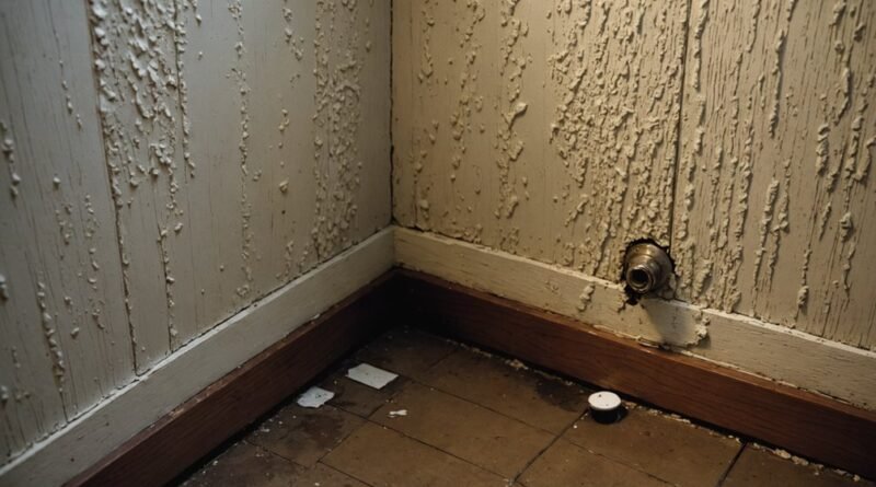 termite indicators in bathroom