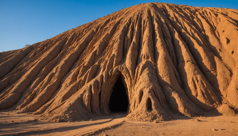 termite mound structure details