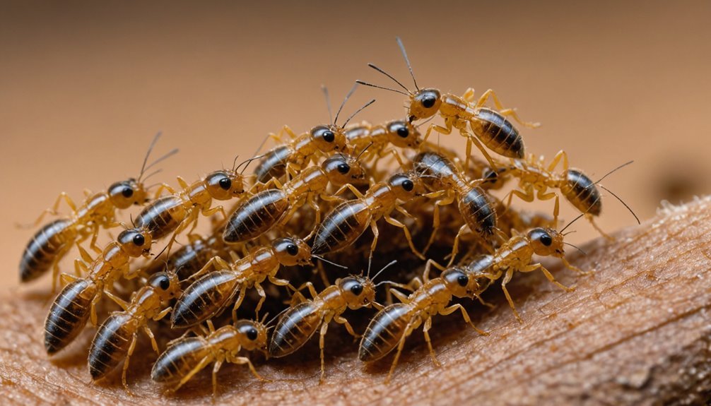 tiny pale nymphs identified easily