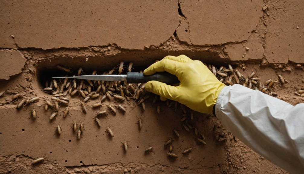 treat termites in walls
