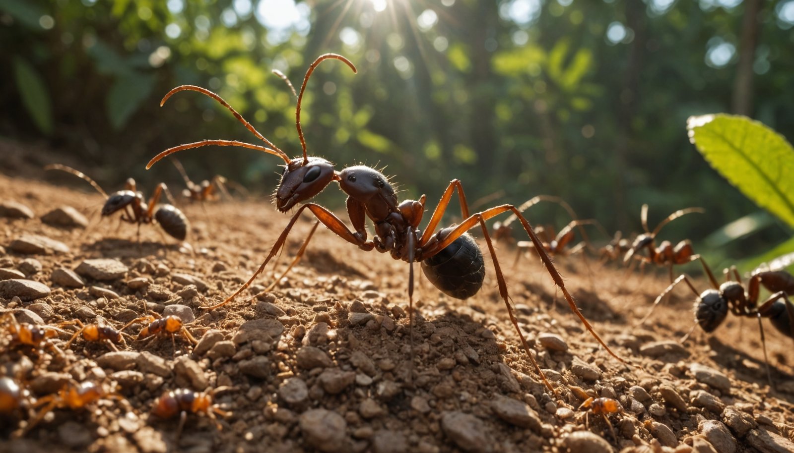 aggressive ant termite predators